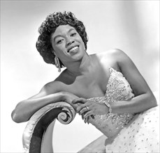 SARAH VAUGHAN (1924-1990) Promotional photo of American jazz singer about 1945