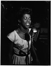 Portrait of Sarah Vaughan, Cafe´ Society (Downtown), New York, N.Y., ca. Aug. 1946