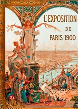 PARIS EXPOSITION UNIVERSELLE 1900  poster