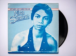 LP cover of the album My Baby Just Cares For Me by American singer Nina Simone