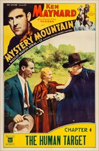 Ken Maynard - Mystery Mountain (Mascot, 1934) Vintage film poster - Western movie