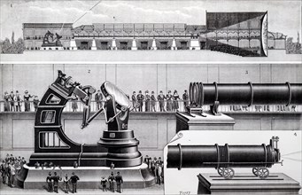The Great Horizontal Telescope built for the Paris Exposition of 1900.