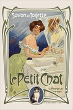Savon de toilette. Le Petit Chat. C. Ferrier et Cie, Marseille by Ferdinand Mifliez MISTI (1865-1923). Poster published in 1899 in France.
