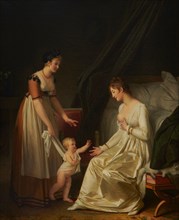 Marguerite Gérard, The Nursing Mother (La Mère nourrice), 1804, Oil on canvas.