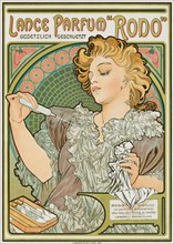 Lance Parfum Rodo by Alphonse Mucha (1860-1939). Poster published in 1896 in France (German version).