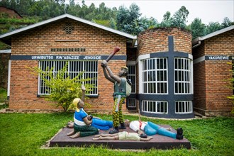 Rwanda. surrounding of Cyangugu. Genocide Memorial