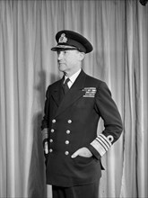 The Royal Navy during the Second World War A half length portrait shot of Admiral Sir Bertram Ramsay, KCB MVO, who was appointed Allied Naval Commander, Expeditionary Force, in October 1943, stood at ...