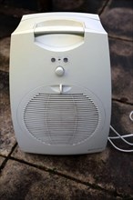 a Large Air Purifier looking like it has a face (Paredolia)