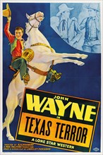 John Wayne in Texas Terror (Monogram, 1935) Vintage Film Poster