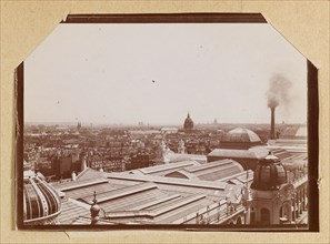 Anonymous. Album of the 1900 Universal Exhibition. View taken from the top of the tower. 1900. Museum of Fine Arts of the City of Paris, Petit Palais. Year 1900, Belle Epoque, universal exhibition 190...