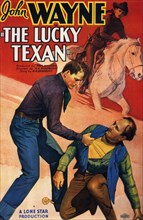 THE LUCKY TEXAN poster for 1933 Monogram/Lone Star film with John Wayne