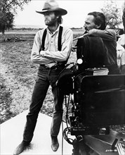 Actor Peter Fonda on set of western film