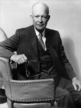 Portrait of former president Dwight Eisenhower