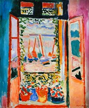 The Open Window, Collioure - by Henri Matisse, 1905