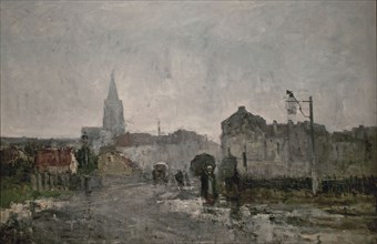 Guillaume Vogels
Ecole belge
Rainy Morning
1883
Huile sur toile
Bruxelles, Royal Museums of
