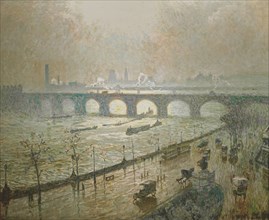 Emile Claus
Ecole belge
Waterloo Bridge, soleil et pluie. Mars
1916
Huile sur toile (102 x 127