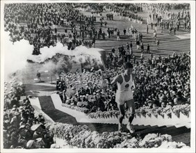 Oct. 11, 1964 - OPENING OF THE OLYMPIC GAMES IN TOKYO: The 1964 Olympic Games was officially opened yesterday in Tokyo when 7000 athletes from 94 nations marched in ceremonial parade, in the National ...