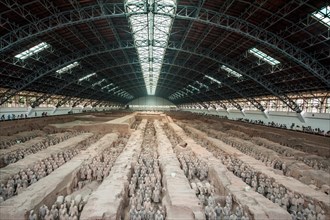 Terracotta Warriors Museum, Xian, Shaanxi, China, Asia
