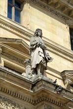 Statue of Jean Racine (1639-1699) French dramatist, one of the three great playwrights of 17th-century France, and an important literary figure in the Western tradition. Dated 17th Century