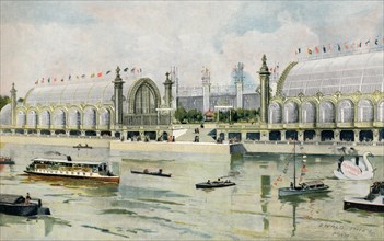 The horticultural palaces, Exposition Universelle, 1900, Paris, France,