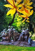 Saturnalia sculpture. Buenos Aires Botanical Garden Charles Thays. Palermo, Buenos Aires, Argenitna
