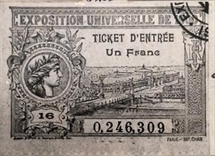 633 Exposition universelle 1900 Ticket