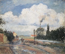 Camille Pissarro
Ecole française
Après la pluie, quai à Pontoise
1876
Huile sur toile (46 x 55