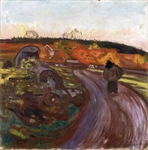 Edvard Munch
Ecole norvégienne
Autumn Rain
1897-1898
Huile sur toile (66,5 x 66 cm)
Oslo,