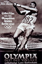 1938 , GERMANY  : pubblicity press-book for the release of the movie  OLYMPIA  by german movie director  LENI  RIEFENSTAHL ( born in Berlin , 22 augus