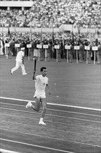 Olympic Games in Rome. Opening. Entry Olympic flame Date: August 25, 1960 Location: Rome Keywords: openings