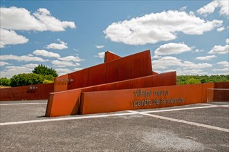 Oradour-sur-Glane Memorial and visitor centre near Limoges, Haute-Vienne (87), Nouvelle- Aquitaine region, France. The inhabitants were murdered by th