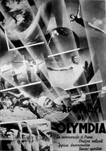1938 , GERMANY  : pubblicity still for the movie  OLYMPIA by the german movie director LENI  RIEFENSTAHL  ( born in Berlin , 22 august 1902 ) - NAZI - NAZIST - NAZISTA - NAZISMO - OLIMPIADE - OLIMPIAD...