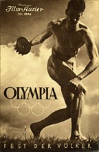 Discus Thrower form the Prologue in OLYMPIA Part One Fest Der Voelker / Festival of Nations 1938 director / writer LENI RIEFENSTAHL Olympia Film GmbH / International Olympic Committee / Tobis Filmkuns...