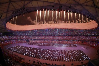 opening ceremony   Eršffnungsfeier im Olympiastadion Olympische Sommerspiele 2008 in Peking olympic summer games in Beijing 2008 Stadium of the opening ceremony of the winter olympic games 2022 Na...