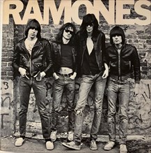 New York City, NY, USA, "The Ramones" Punk Rock Band Record Collection, 1970s Music Collection, Sire Records, 1976, rock album cover, classic rock vinyl albums, vintage covers