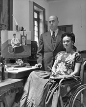 Frida Kahlo with her Doctor, 1952