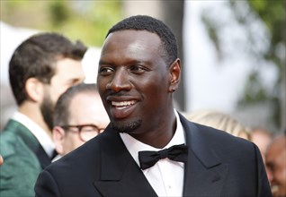Cannes, France. 18th May, 2022. Omar Sy attends the screening of "Top Gun: Maverick" during the 75th annual Cannes film festival at Palais des Festivals on May 18, 2022 in Cannes, France. Photo: DGP/i...