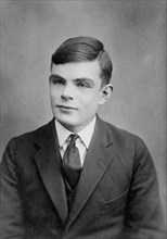Britain / UK: Alan Turing (1912-1954), computer scientist and cryptologist instrumental in breaking Germany's 'enigma' machine code during World War II, c. 1928. Alan Mathison Turing was a British pio...