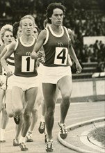 German olympic athlete hurdler Annelie Ehrhardt, 1972