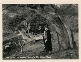 JOHN GILBERT as Edmond Dantes in MONTE CRISTO 1922 director EMMETT J. FLYNN novel Alexandre Dumas Fox Film Corporation from MAKING THE MOVIES 15 Views / Souvenir Pictures produced for Bardell Pictures...