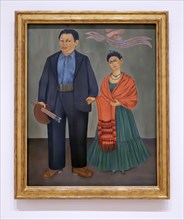 Frieda and Diego Rivera 1931 painting by Frida Kahlo in the San Francisco Museum of Modern Art (SFMOMA)