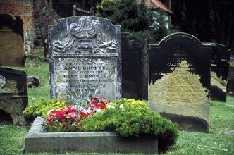 Anne Bronte Grave in St Mary s Church graveyard in Scarborough