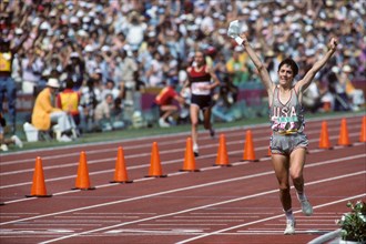 Joan Benoit (USA) Women's Marathon Gold, 1984 Olympic Summer Games
