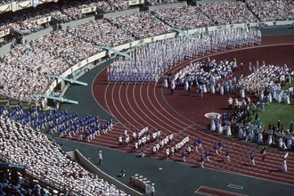 Opening Ceremonies at the1988 Olympic Summer Games, Seoul Korea.