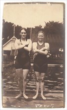 Australia’s first women Olympians, Fanny Durack and Mina Wylie, 1912