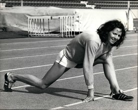 Sep. 09, 1971 - Athletes Practise for tonight's meeting at crystal palace: Athletes were practicing at Crystal Palace today at for tonight's Coca Cola sponsored International Athletes' Club meeting. P...