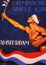 1920s Holland Olympic Games Poster