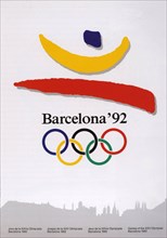 1990s Spain Olympic Games Poster