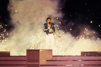 Lionel Richie performs at 1984 Olympic Games in Los Angeles.