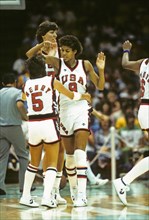 California - Los Angeles - 1984 Summer Olympic Games. Women's basketball. Cheryl Miller.